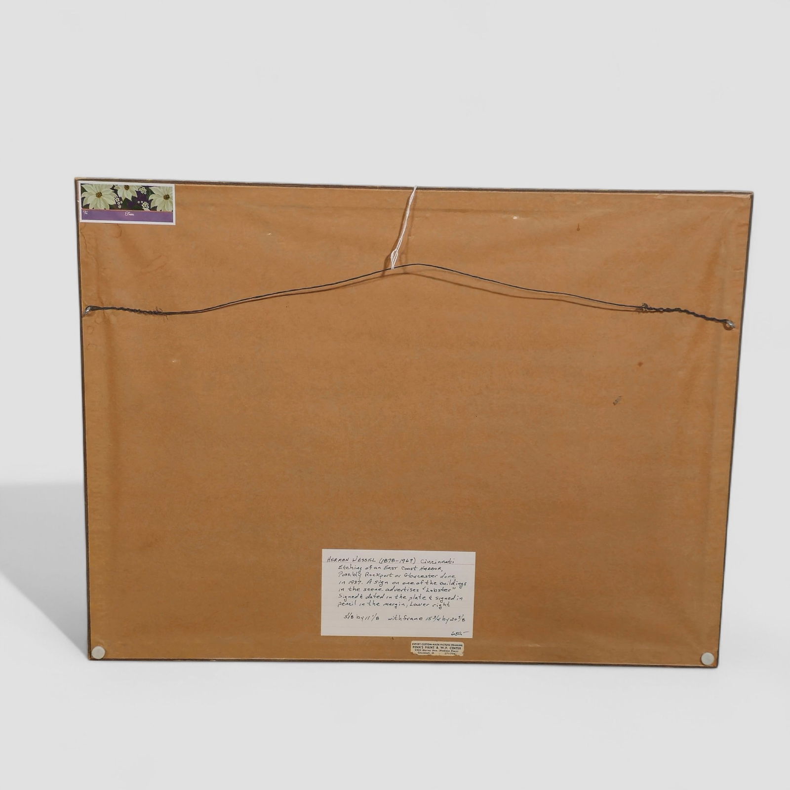 Herman H. Wessel Etching - 9