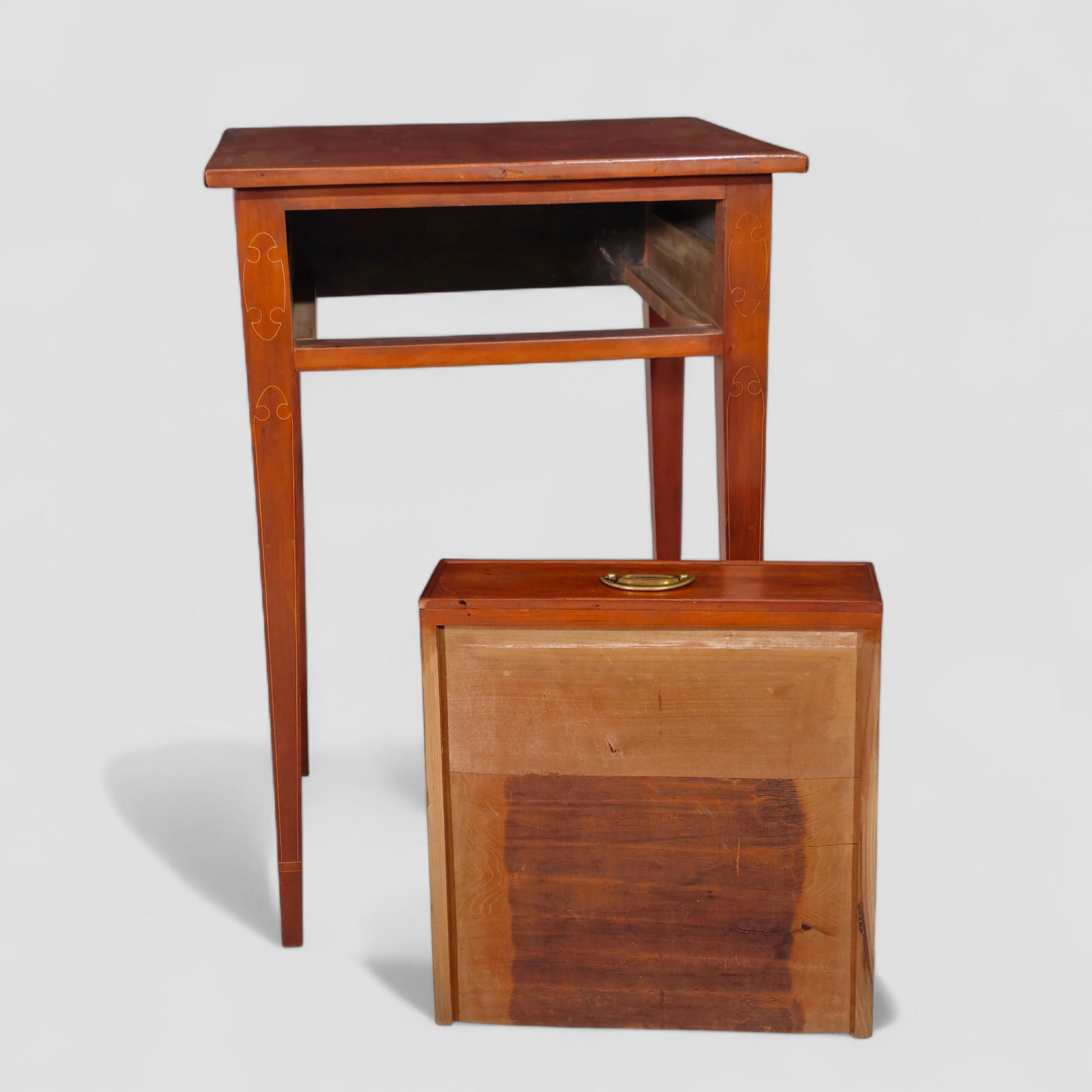 Mason County String Inlay One Drawer Stand - 8