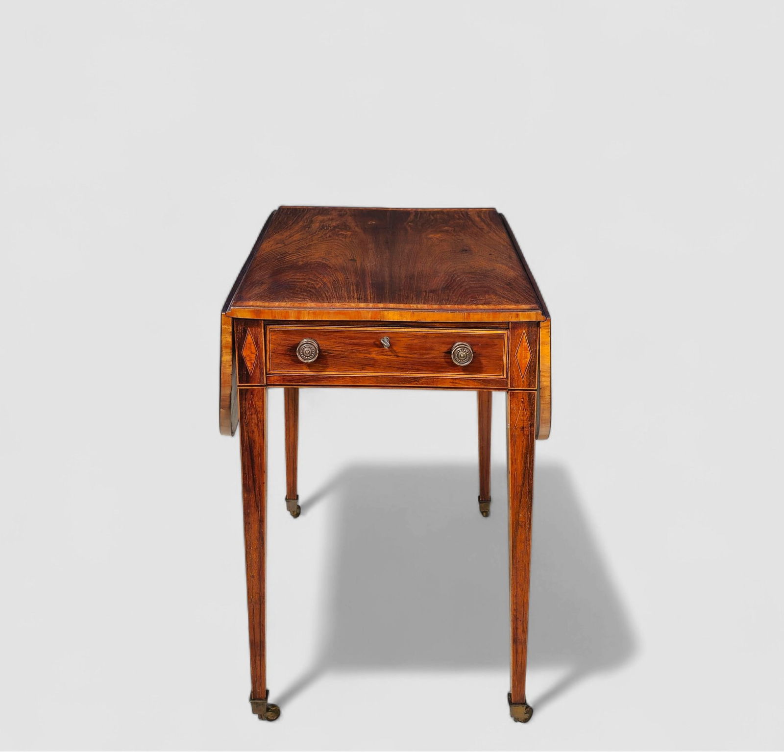 18th Century George III Rosewood Inlay Pembrooke Table (1 of 12)