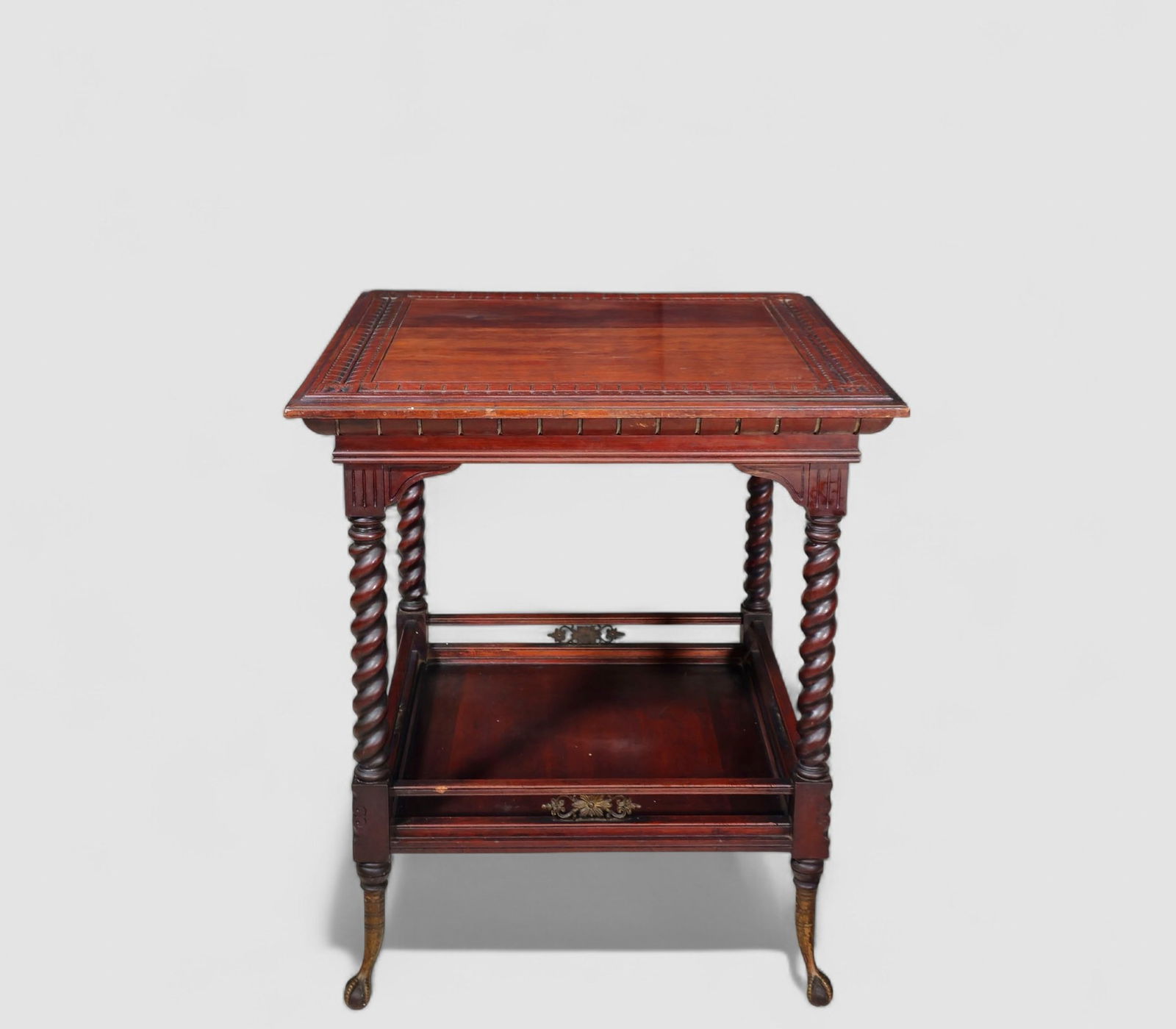 Victorian Mahogany Aesthetic Movement Parlor Table (1 of 12)