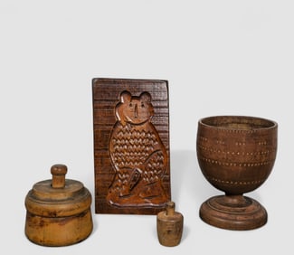 19th Century Assembled Woodware Grouping