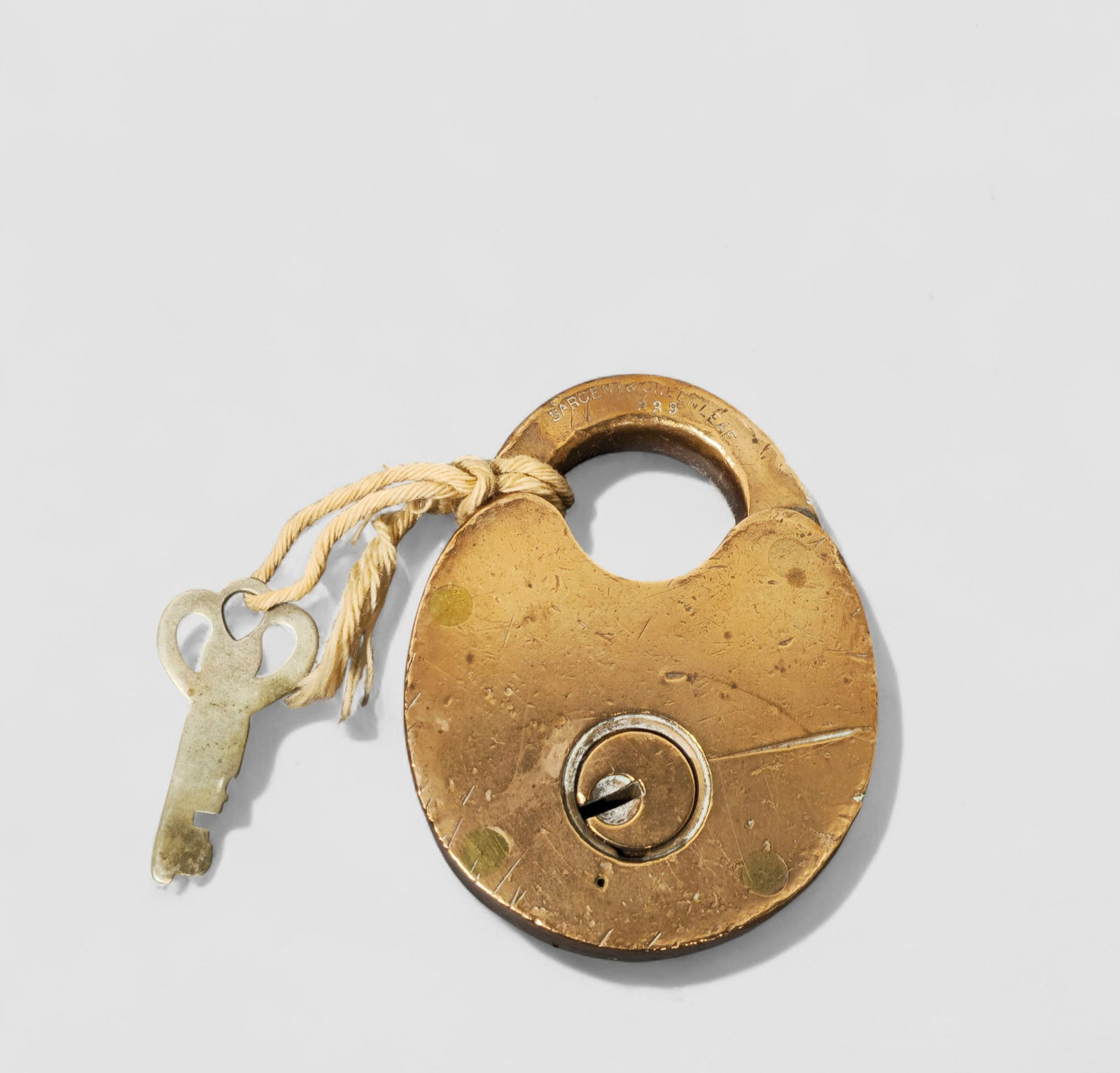 Antique Sargent and Greenleaf Lock & Key, #339 (1 of 4)