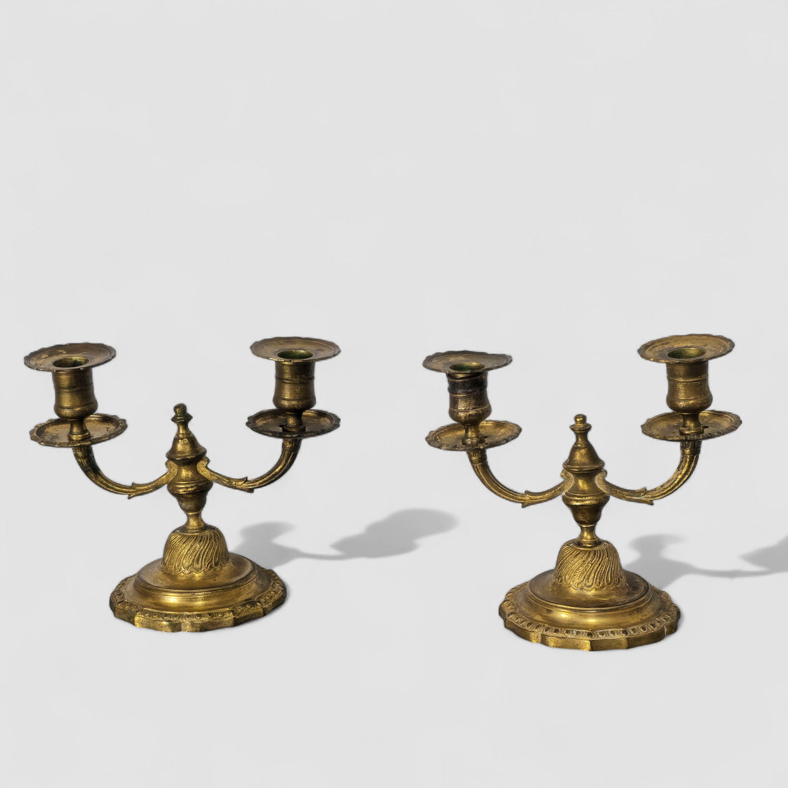 Regency Style Two Branch Candelabras - 3