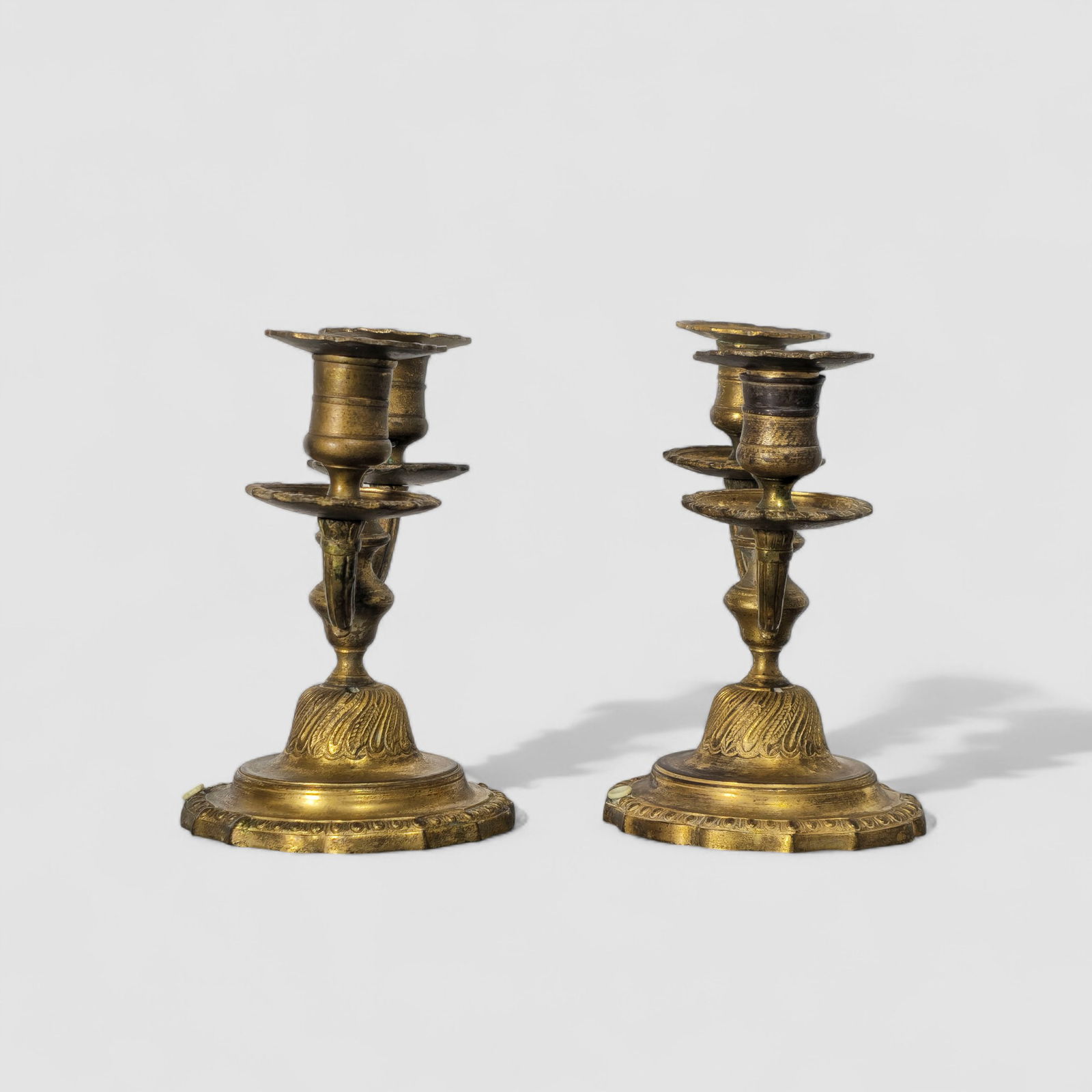 Regency Style Two Branch Candelabras - 8