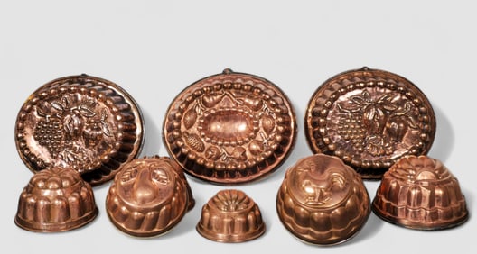 Assembled 19th Cand 20th Century Copper Molds