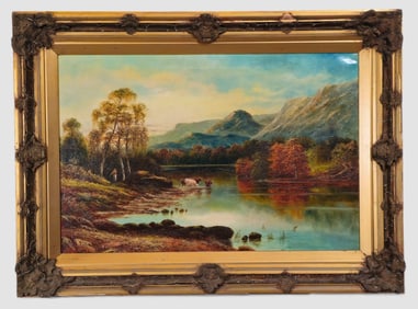 W. Hampton 19th Century Oil