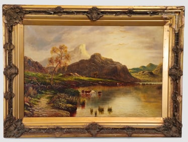 W. Hampton 19th Century Oil