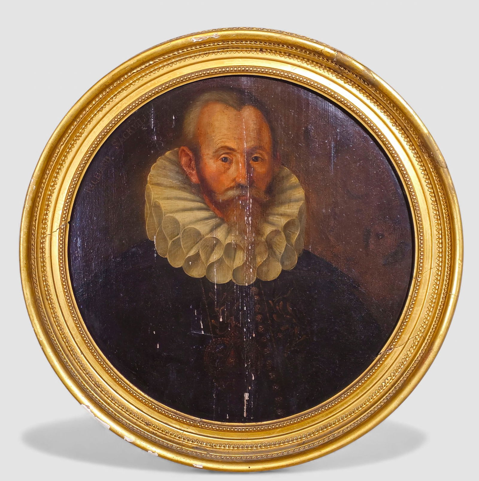 17th Century Oil, Portrait of Man (1 of 12)