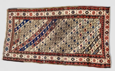Antique Persian Kurd Area Rug