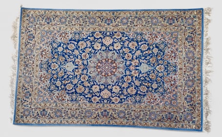 Silk Kashan Area Rug