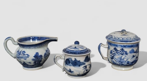 Assembled 19th Century Canton Pieces