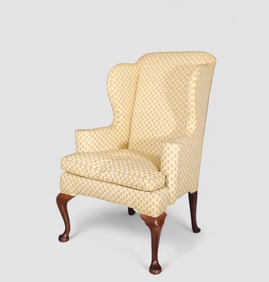 Kittinger Williamsburg Queen Anne Style Wing Chair