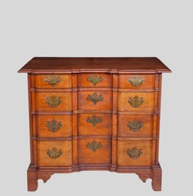 Henry Ford Museum Mahogany Block Front Chest