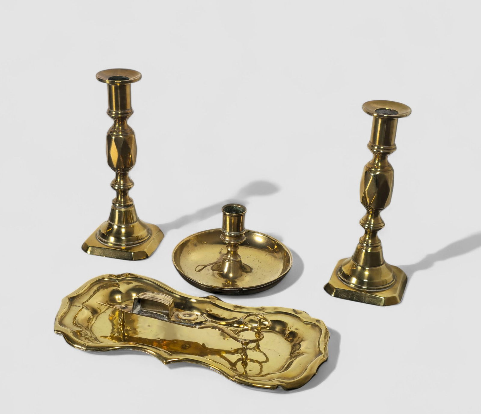 Assembled 18th and 19th Century Candlesticks Plus - 2
