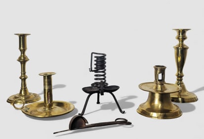 Assemble 16th, 17th, 18th, and 19th Century Candlesticks