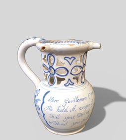 18th Century British/Liverpool Puzzle Jug