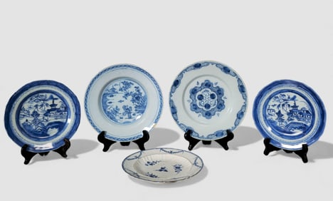 Assembled Chinese Canton & English Porcelain