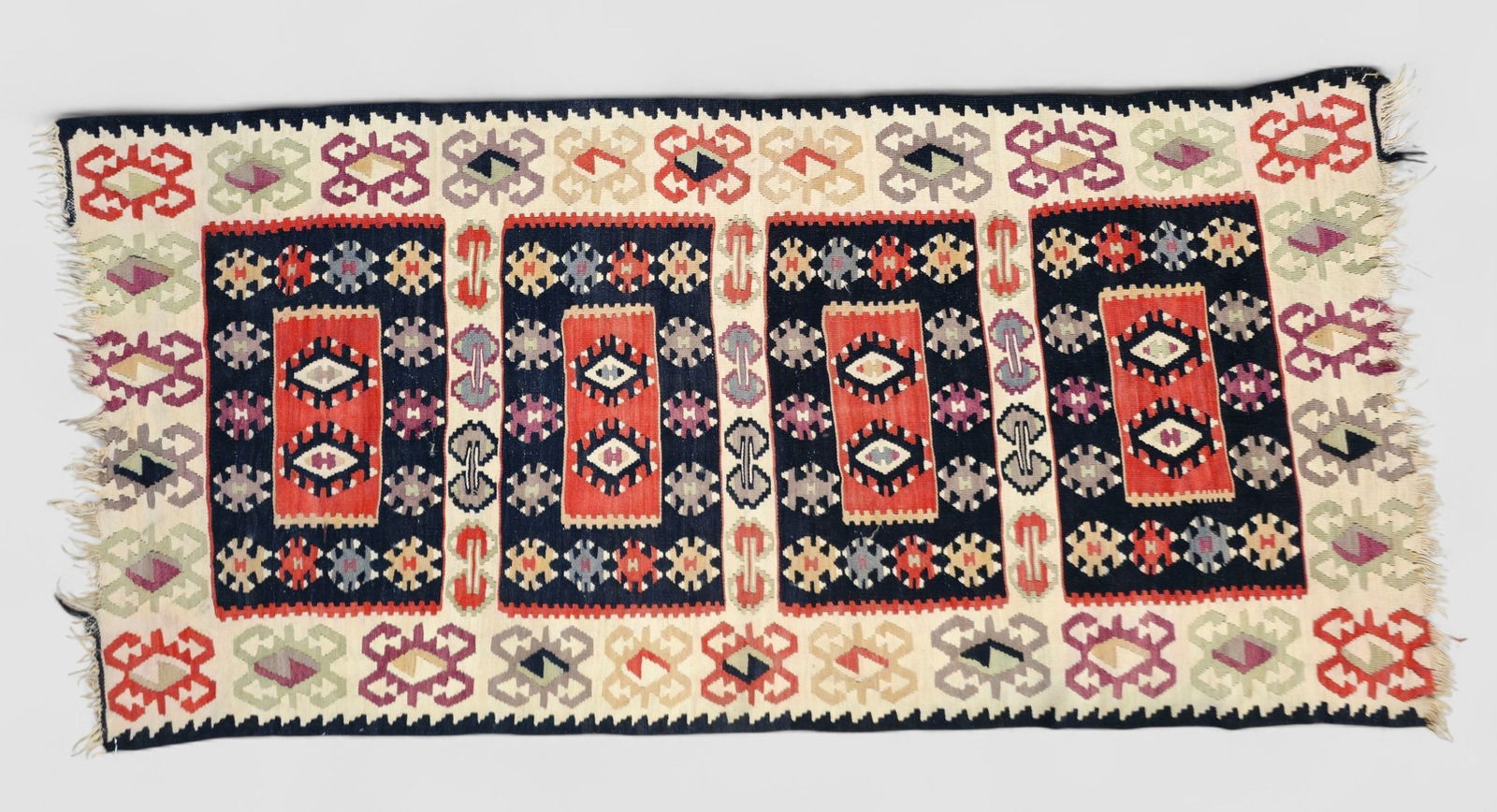 Turkish Geometric Kilim Area Rug (1 of 5)