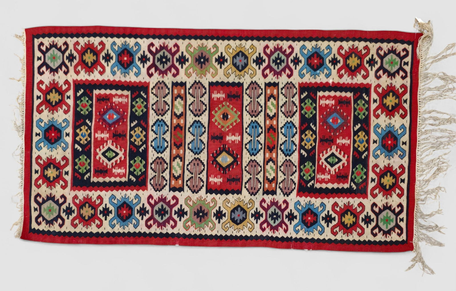 Turkish Geometric Kilim Area Rug (1 of 5)