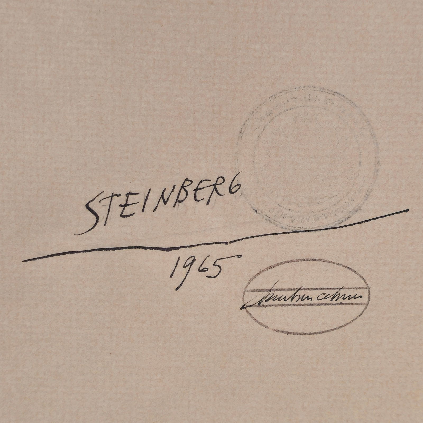 Saul Steinberg Colored Pencil and Ink on Paper - 6