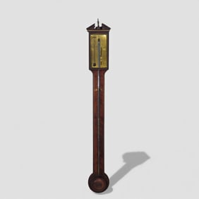 Early 19th Century John Gally Mahogany Stick Barometer