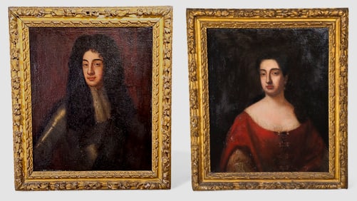 17th Century Portrait of Husband and Wife