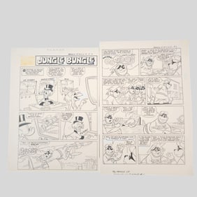 Original Story Boards, Jungle Bungle Comics for Disney