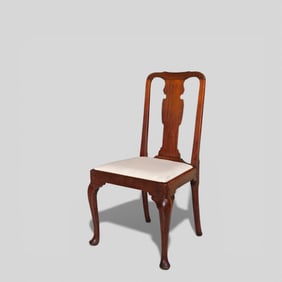 18th Century American Oak Side Chair