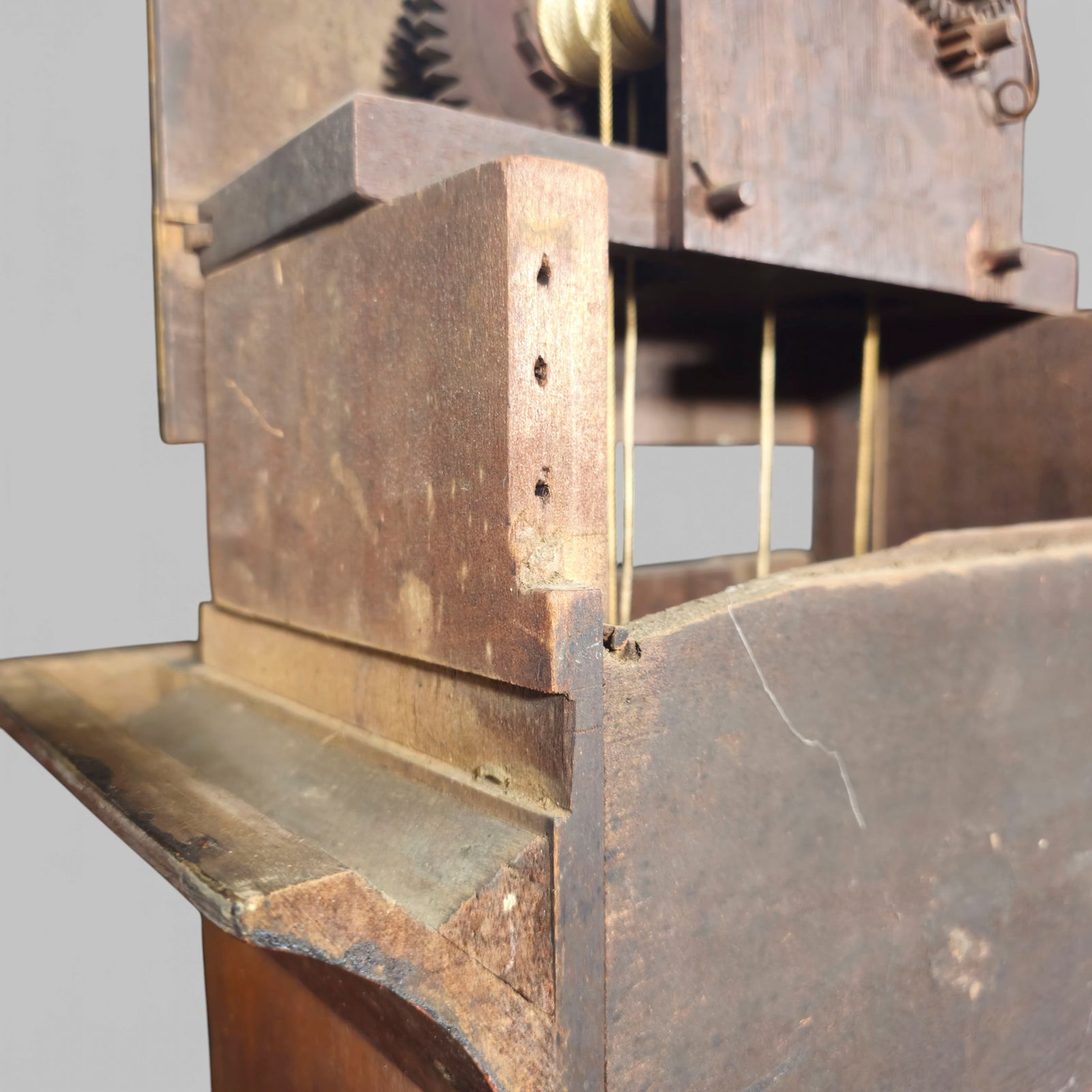 Luman Watson Cherry Tall Case Clock - 12