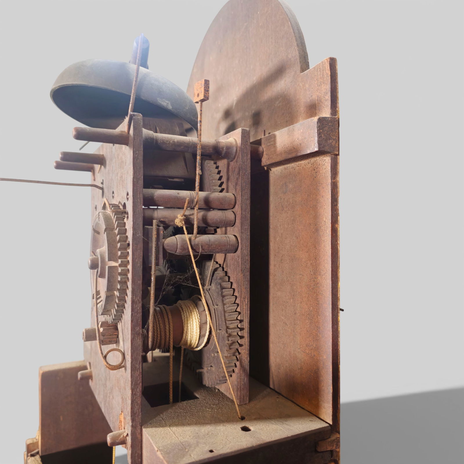 Luman Watson Cherry Tall Case Clock - 13