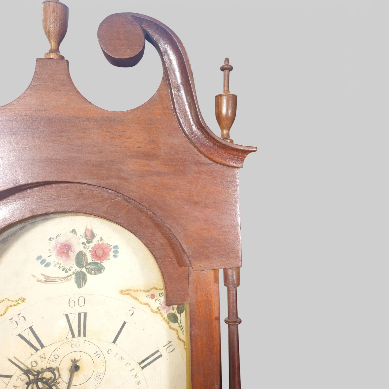 Luman Watson Cherry Tall Case Clock - 6