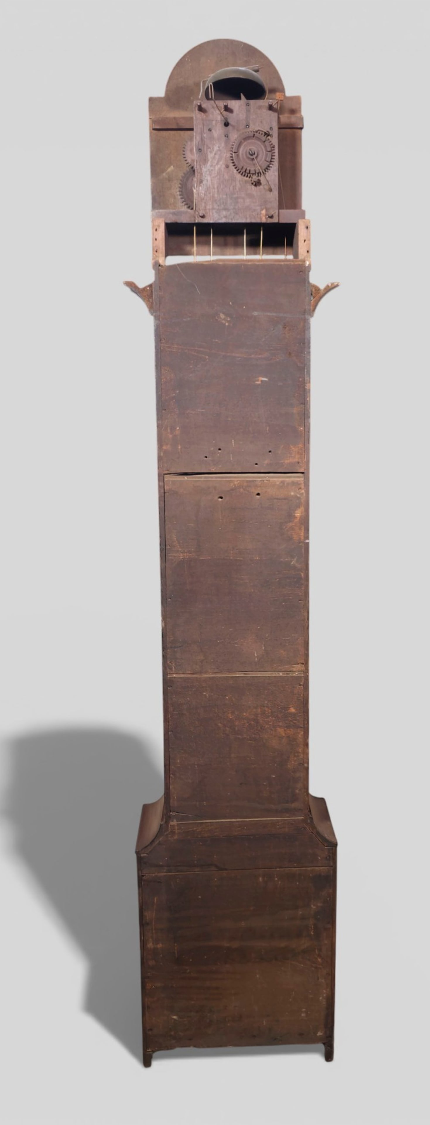 Luman Watson Cherry Tall Case Clock - 9