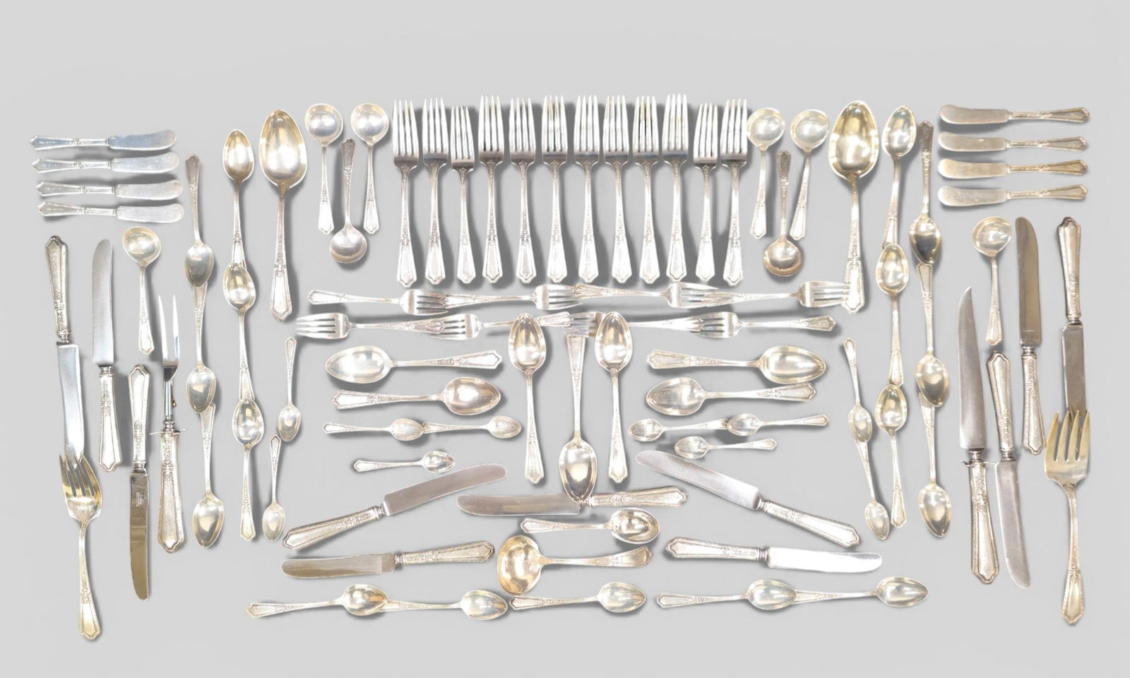 Towle Sterling Silver D'Orleans Flatware Set (1 of 9)
