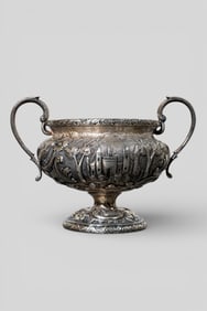 Loring Andrews Sterling Silver Castle Pattern Sugar Bow, #207