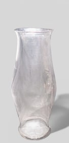 19th Century American Clear Blown Glass Hurricane Candle Shade