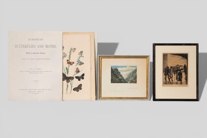 Assembled Etching & Colored Engravings