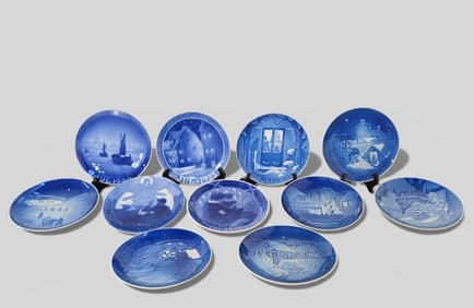 Royal Copenhagen Porcelain Christmas Plates