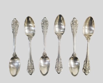Wallace "Grande Baroque" Sterling Silver Tea Spoons