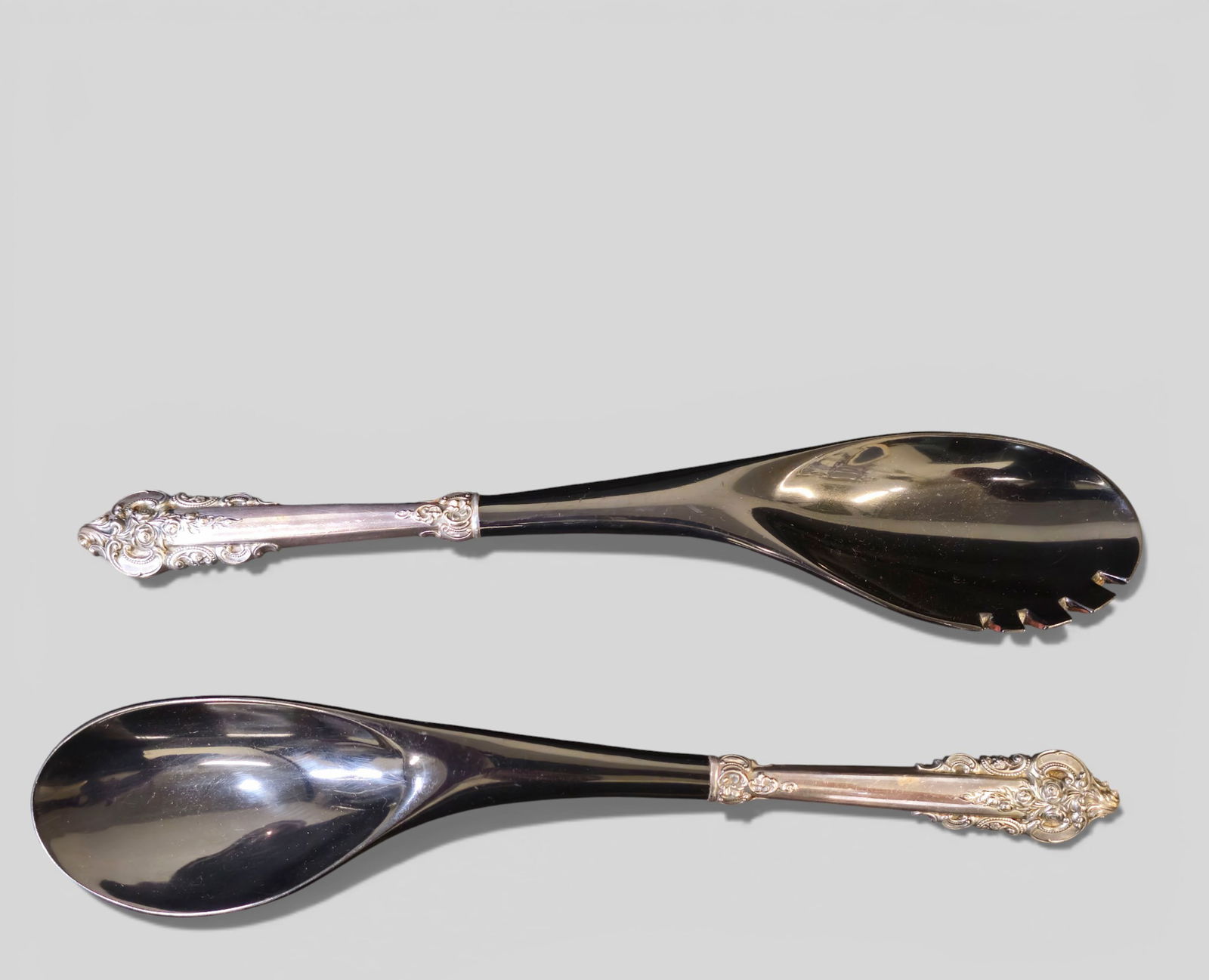 Wallace "Grande Baroque" Sterling Silver Salad Set (1 of 6)