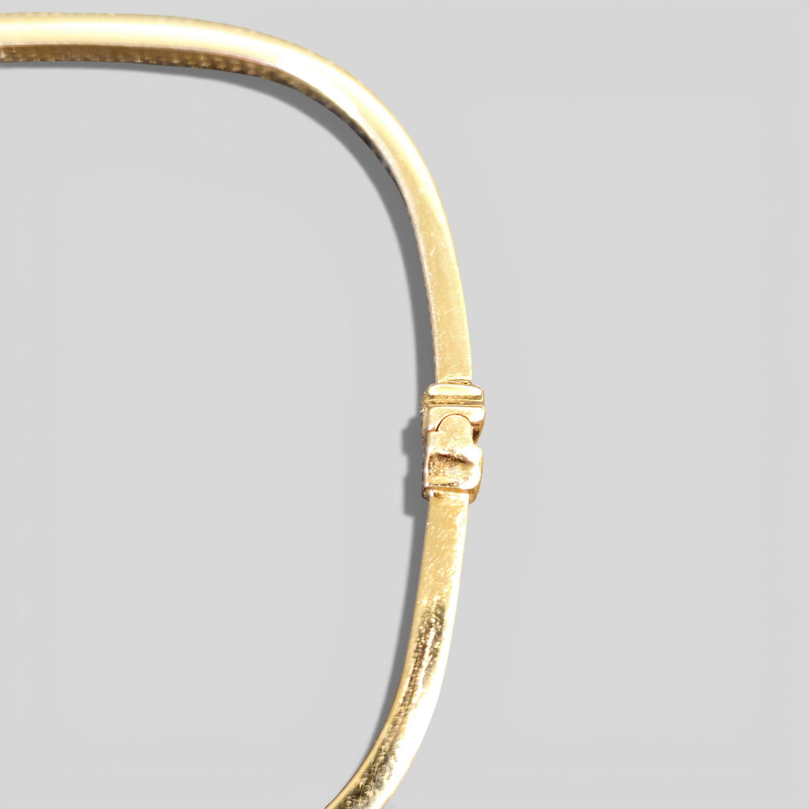 14K Gold Hinged Bracelet - 3
