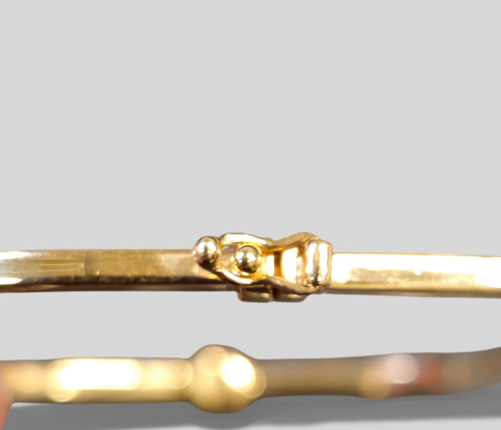 14K Gold Hinged Bracelet - 5