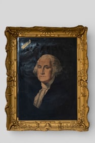 19th Century "Athenaeum Portrait" Print of George Washington