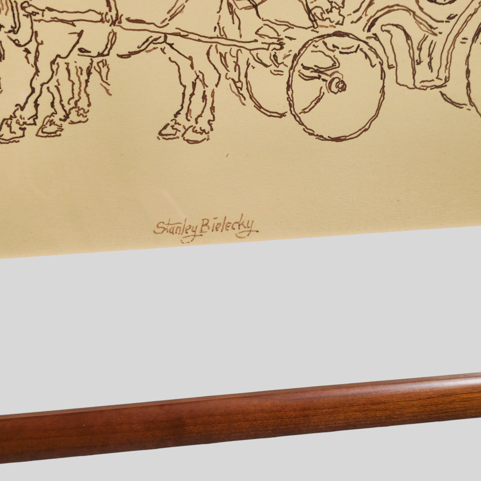 Stanley Bielecky Marker Drawing - 2