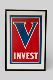 Vintage Victory Liberty Loan WWI Art Lithograph Poster