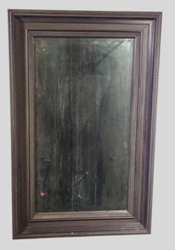 Carved Ebony Mirror