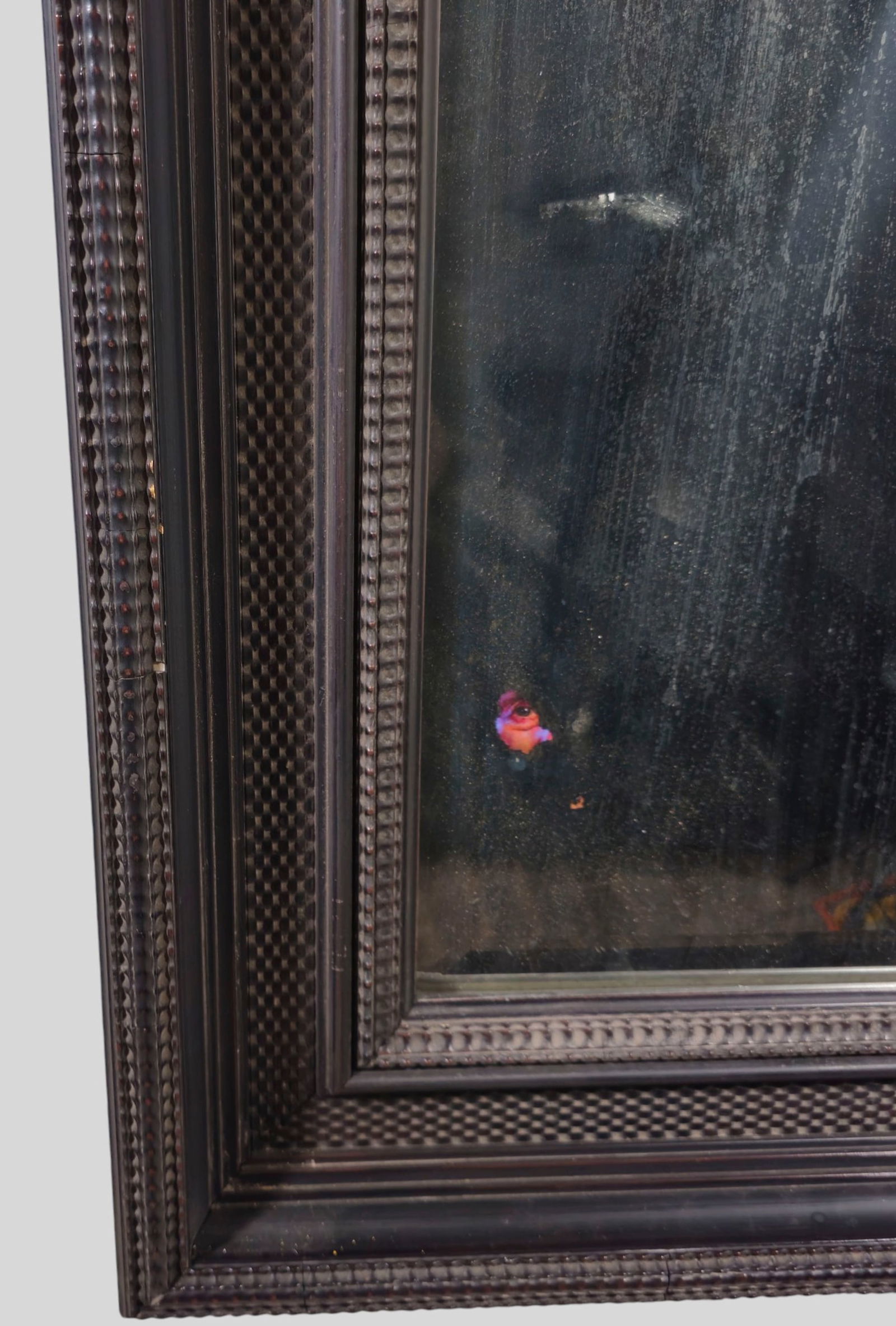 Carved Ebony Mirror - 4