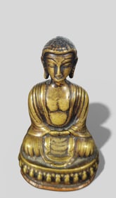 Bronze Figure of Shakyamuni Buddha, Possibly 18th Century