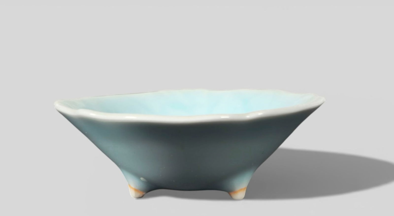 Chinese Jun Ware Tripod Incense Burner (1 of 8)