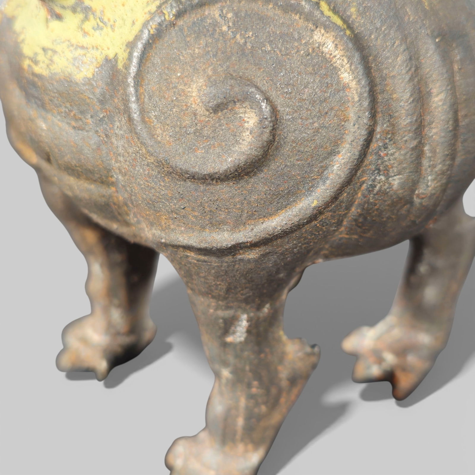 Chinese Cast Iron Luduan Censer, Ming Dynasty - 5