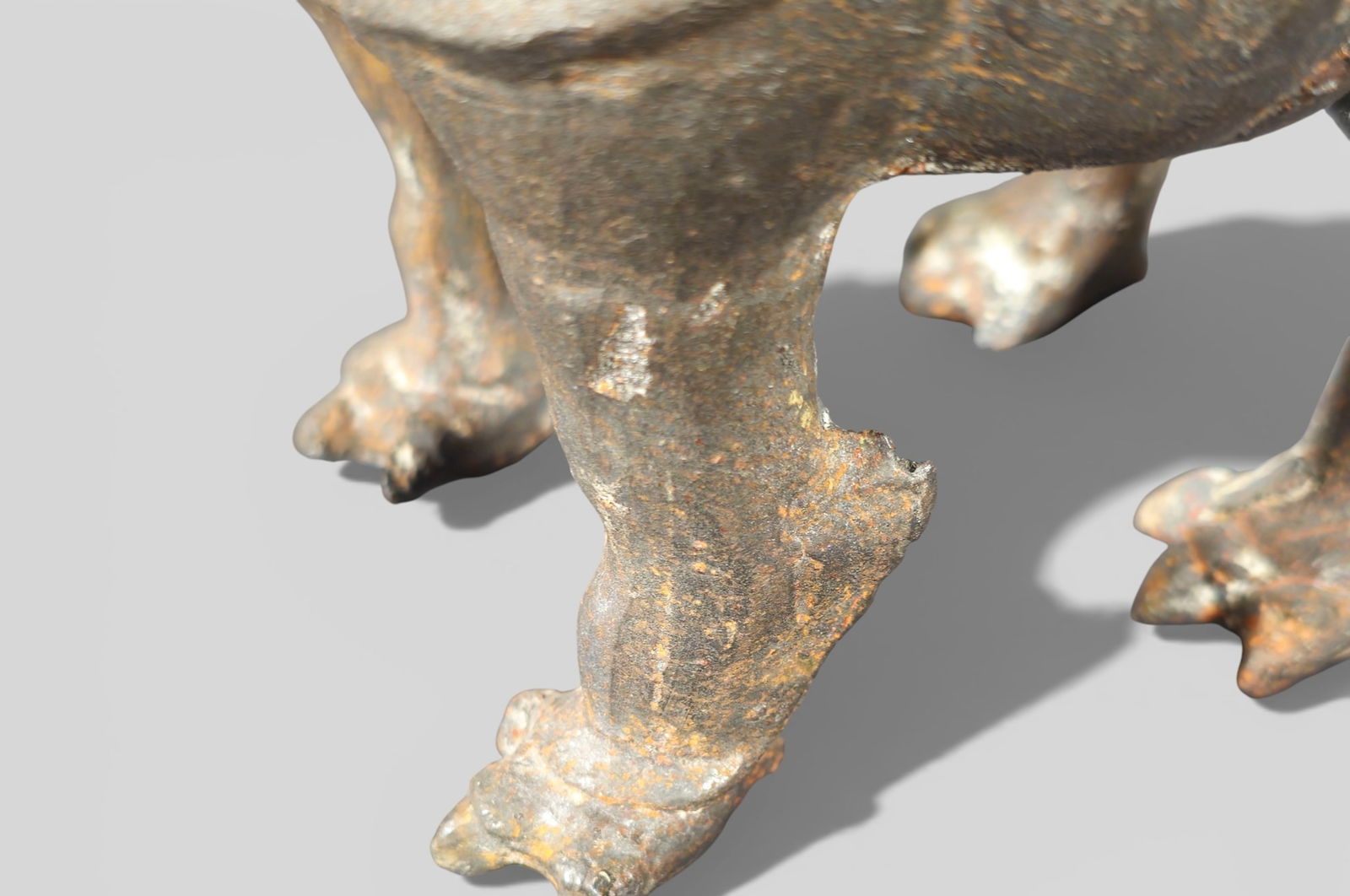 Chinese Cast Iron Luduan Censer, Ming Dynasty - 6